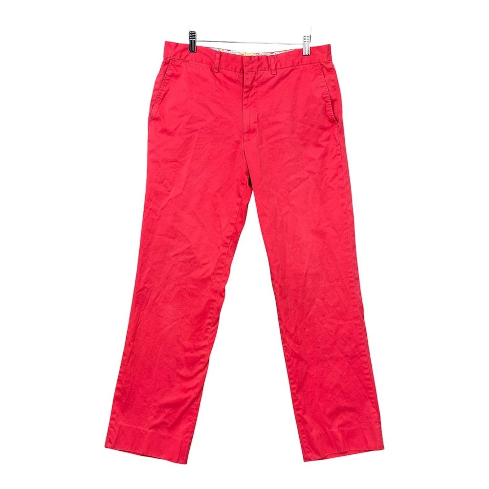 Lilly Pulitzer Pants Mens 32 Pink Addison Chino Cotton Golf Casual Colorful